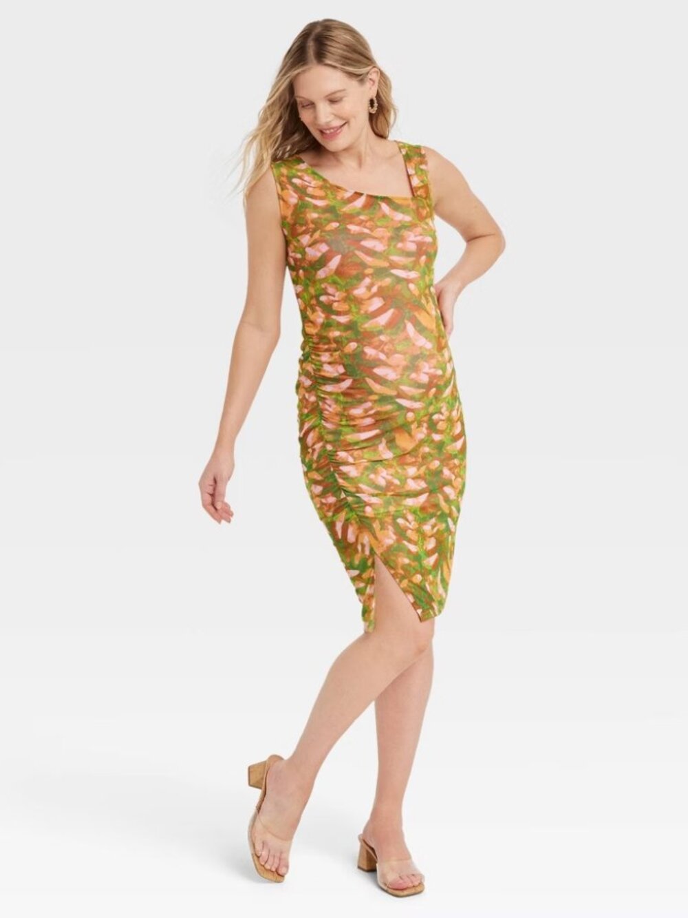 NWT Isabel Maternity SOFT Ruched Dress XXL